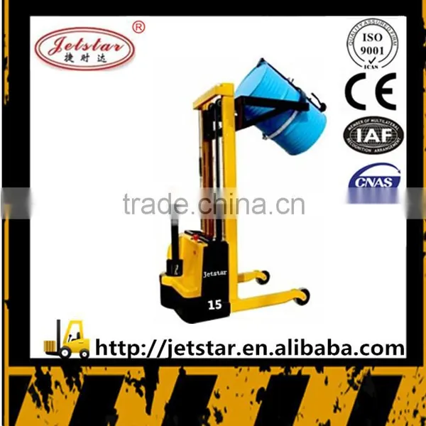 300kg Semi Electric Oil Drum Pallet Forklift photo-2
