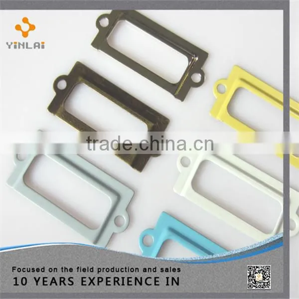 Hot Sales 21x49mm Metal Colorful Label Holder photo-3