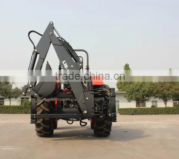 4WD 95 hp 954 Tractor Backhoe Loader With FEL 4 in 1 Bucket photo-4