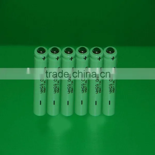 AAA Ni-MH Battery 650mAh Battery Pack Rechargeable Battery
