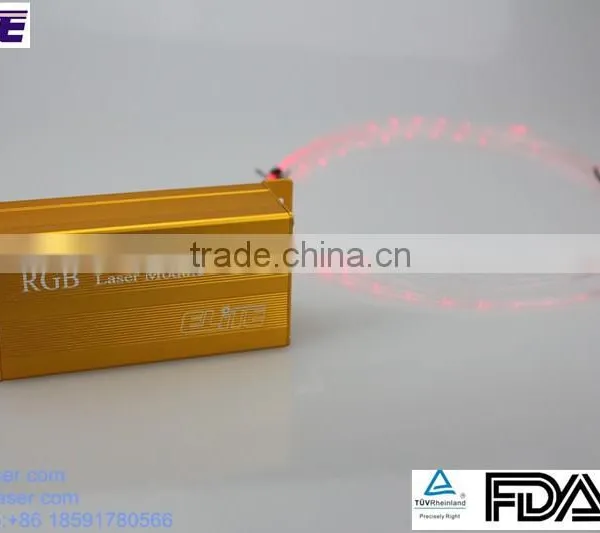 FDA Certify 90mw RGB Fiber Laser Module With FC Connector for Fibrance Fiber, Solution for Bendable Fiber Optics Line With Laser photo-2