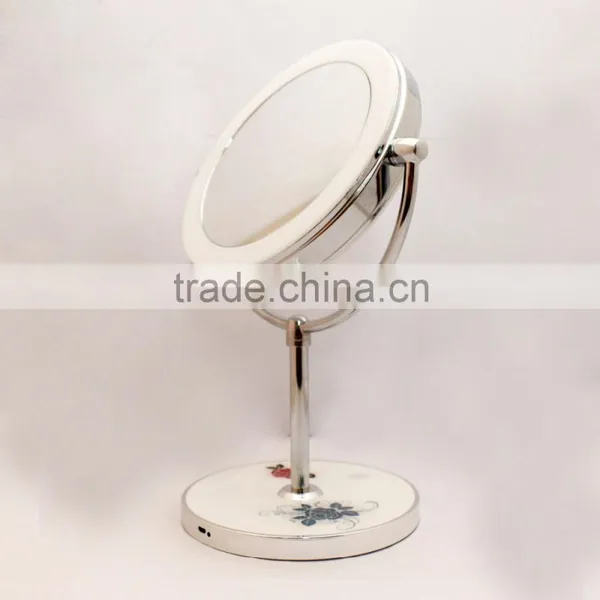 Single Side Free Rotating Stand Mirror With Bluetooth Speaker photo-2