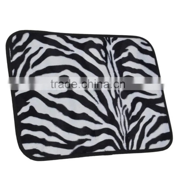 Universal Fit Animal Print Carpet Floor Mats for Cars / Truck - Zebra White Tiger photo-4