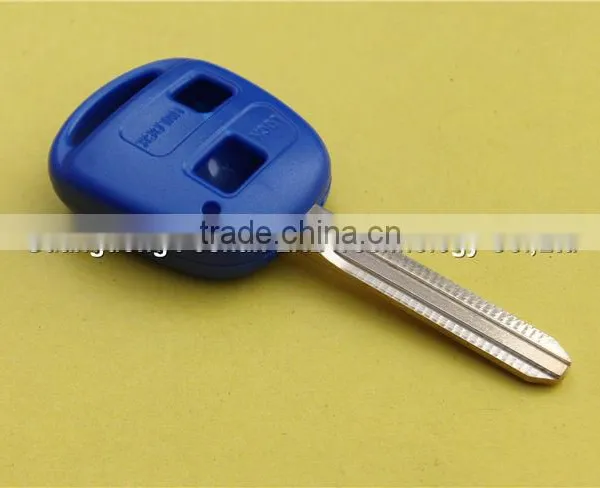 Fast Shipping Toyota Remote Key Shell Key Case 2 Buttons Toy43 in Blue Quality Choice photo-2
