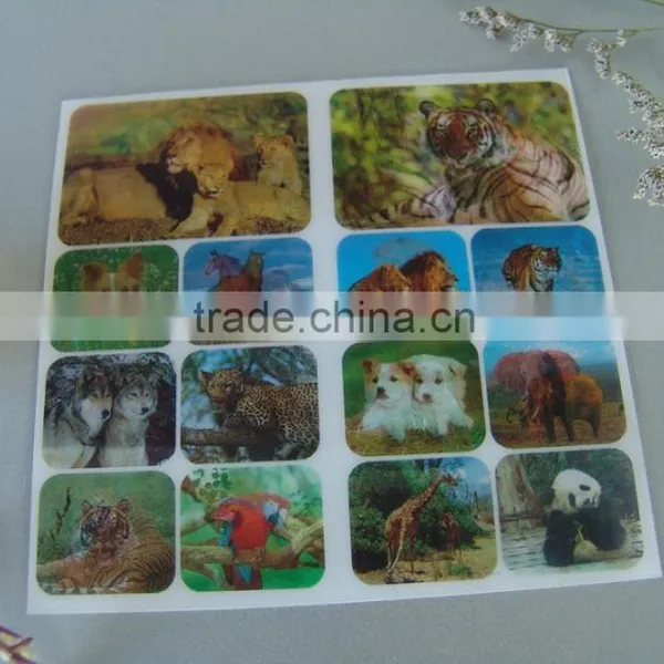 China Factory Custom Home Decor 3D Lenticular Sticker photo-4
