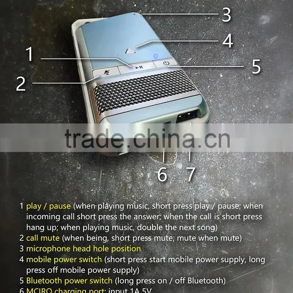 Mobile Power Bank New Product 2016 Smart Battery Case Bluetooth Speaker Phone Case photo-3