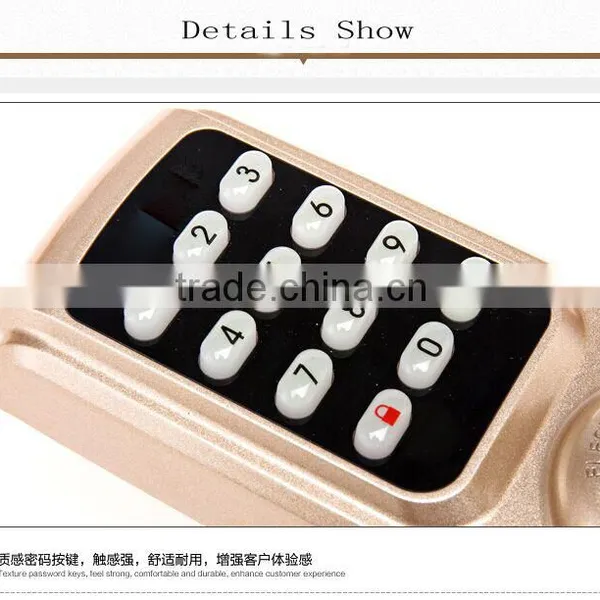 Mechanical Push Button Digital Combination Keyless Code Door Lock photo-2