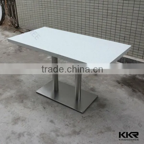 Square Dining Tables Solid Surface Marble Top Dining Table Supplier's Choice photo-6