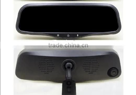 Rearview Mirror Gps Android 5 Inch With Rear View Camera DVR Radar Detector photo-2