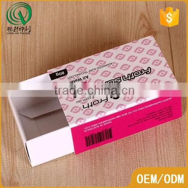 Empty Rectangle Shape Custom Biodegradable Sliding Drawer Packaging Makeup Kit Box Makeup Paper Box With Logo Supplier's Choice photo-6