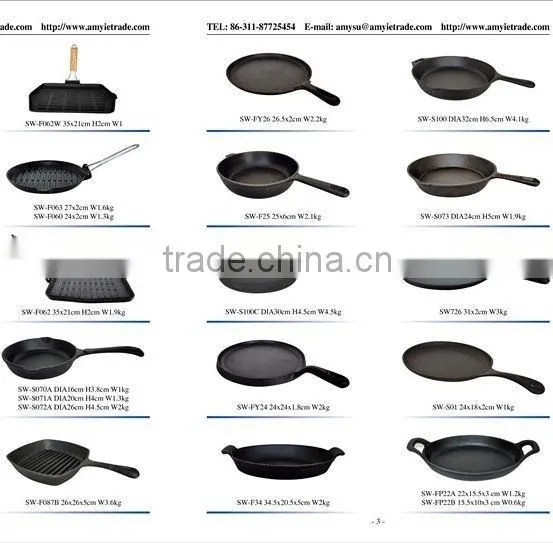 Cookware Cast Iron, Cast Iron Skillet, Cast Iron Steak Pan photo-2