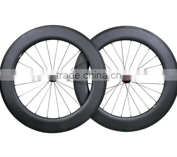 700C Carbon 88mm Wheels Rim, Chinese High Performance Carbon Wheel 88mm Clincher, 88mm Carbon Road Bike Wheels Clincher photo-2