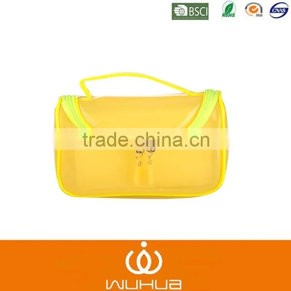 2016 Luxury Yellow PVC Handbag for Cosmetic Convenience photo-6