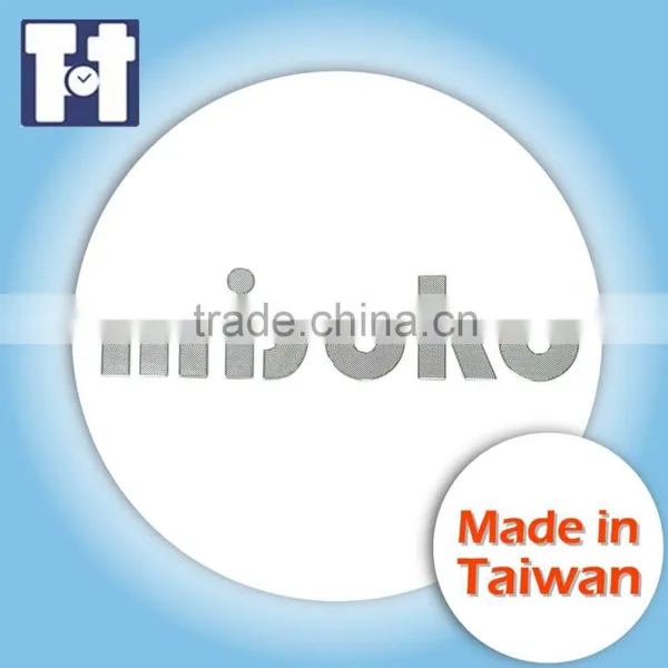 Adhesive Fabric Labels Silver Foil Sticker Designed photo-6