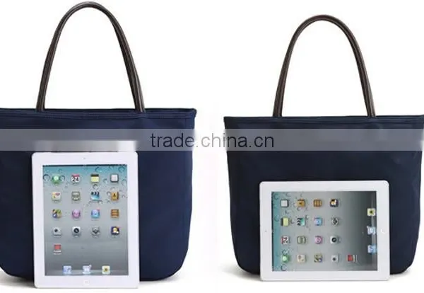 Custom Waterproof NylonTote and Shoulder Portable Large Women Classic Shopping Bag photo-3