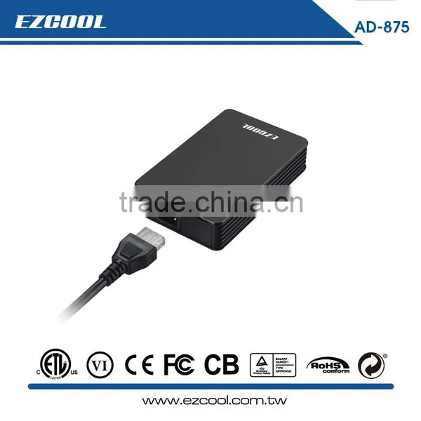 Dongguan Factory 65W CE Approval Name Card Size Laptop Adapter AD-880/AD-890/AD-875 (19V 3.42A)
