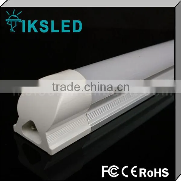 LED T8 Integrated tube with three plug wire LED translucent pc diffuser 3 year warranty