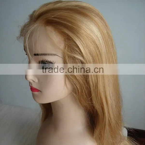 Silk Top Indian Women Hair Wigs,100% Human Hair Full Lace Wig photo-3