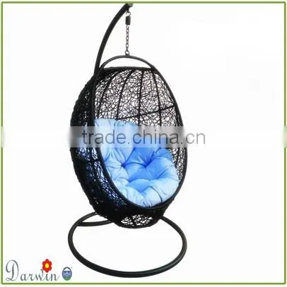 PE Wicker Rattan Outdoor Gazebo Swing photo-6