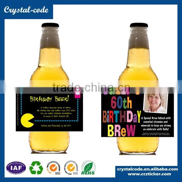 Used in Any Industry Emulsion-based Adhesive Multicolor Printing Hot-melt Beer Label photo-4
