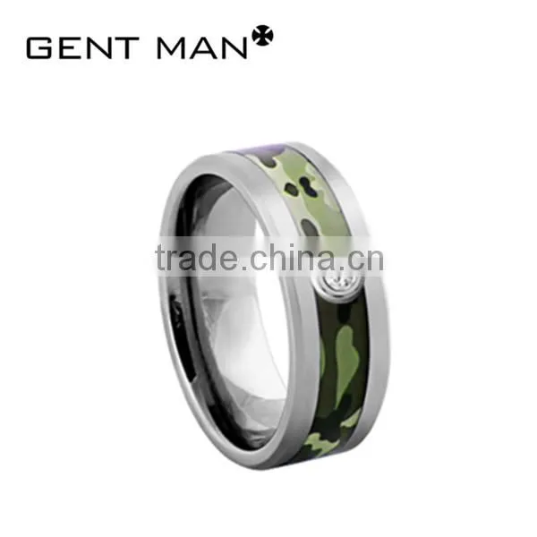 New Design Ladies Finger Ring Cool Girl Unique Camoflage Pattern Fancy Stainless Steel Man's Ring photo-4