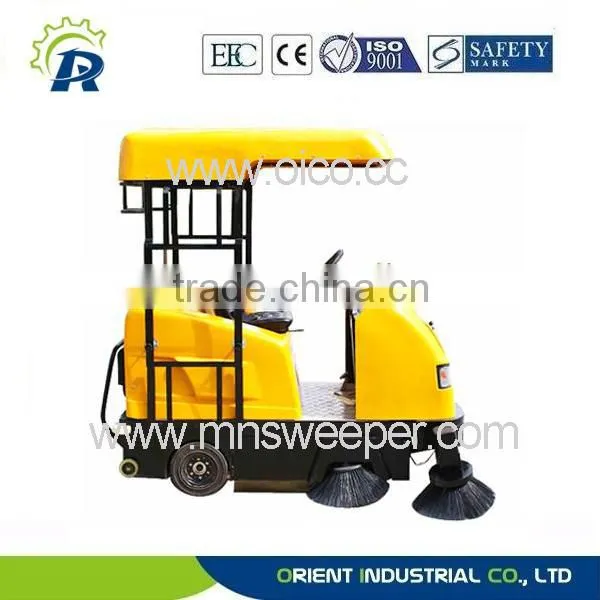 High Performance Battery Free of Maintenance Ride on Linoleum Road Sweeper With Power Supply 36V photo-4