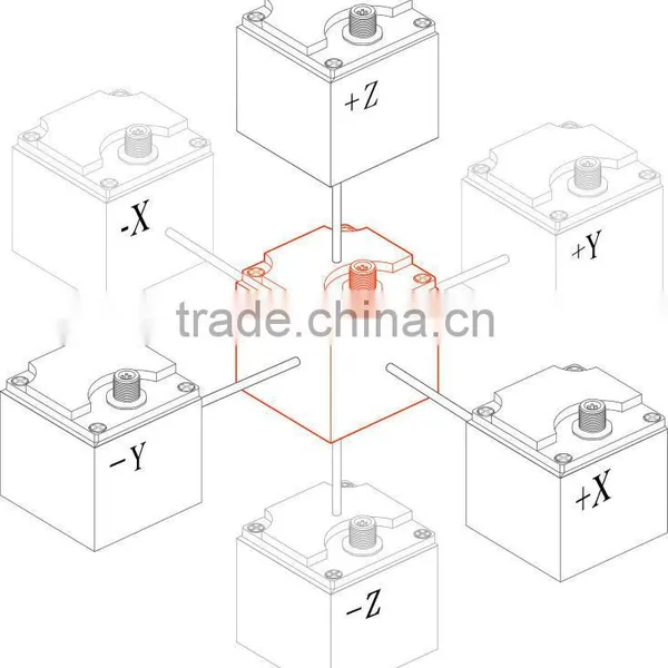 Vibration Test Sealed Accelerometer High Performance Vibration Sensor photo-4
