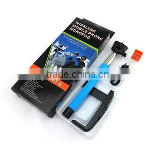 Bluetooth retractable Stick Monopod For iPhone 6/5S Samsung Nexus LG HTC