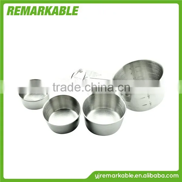 ZFC-0001 2015 New Product Stainless Steel Stackable Measuring Cups Set/Stainless Steel Stackable Measuring Cups