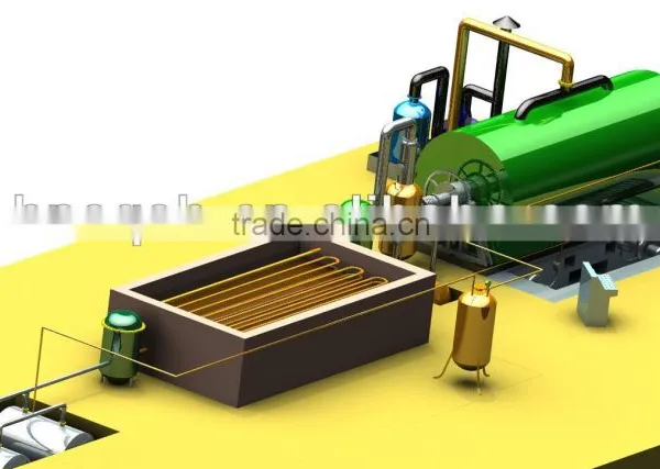Pyrolysis and Distillation Plant for Recycle Waste to Oil