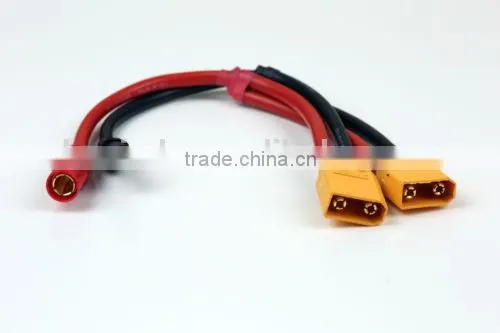 XT90 to AS150 XT150 Parallel Battery Adapter Y Cable Dual DJI S1000 S900 S1000+ XT90 photo-2