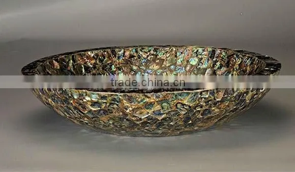 Sea Shell Abalone Sink Bowl Gemstone Abalone Wash Basin