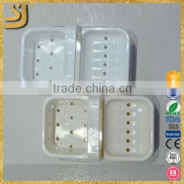 Soap Dishes for Bathroom, Stainless Steel 2 Plates Soap Dish photo-5