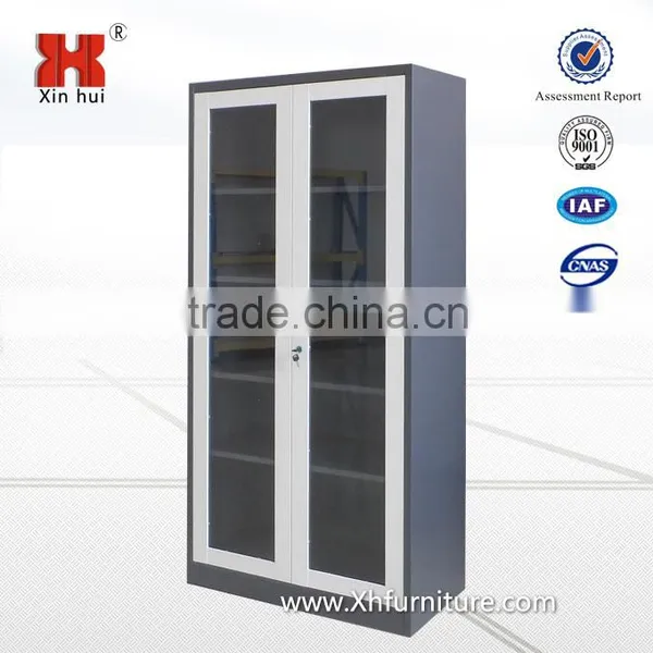 Xinhui Office Furniture Use Swing Door Steel Cupboard ,metal File Cabinet,glass Door Cabinet photo-4