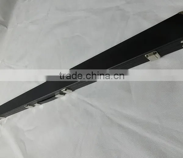 Luxury 3/4 BLACK Leather Snooker Pool Cue Case. photo-2