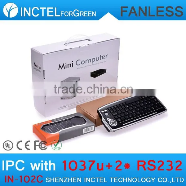 OEM Fanless Mini PC With 2*COM 4*USB 3.0 Intel Celeron 1037u Pocessor photo-6