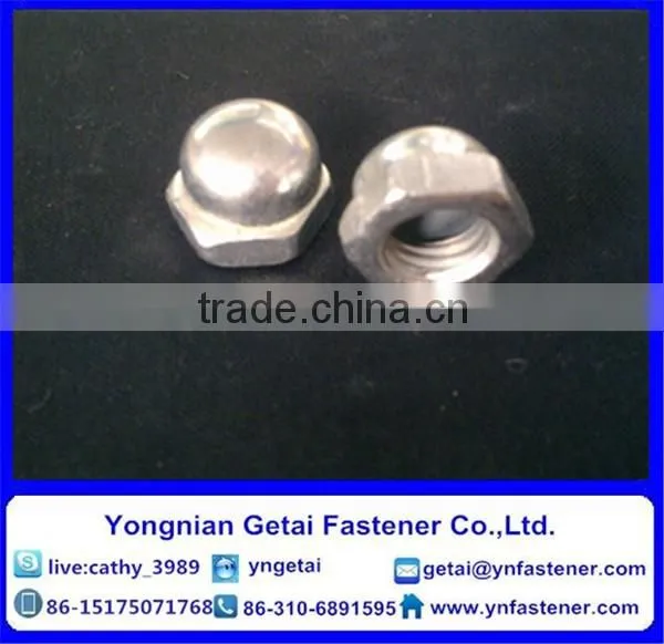 DIN 1587/DIN 917 Hexagon/Flange Cap Nuts M3-M24 Galvanized photo-4