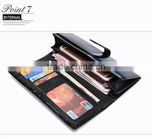 Custom Fahion Trendy Design Leather Girls Purse and Wallet for Youngs photo-5