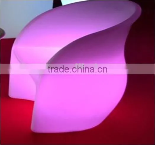 Modern Sofa Furniture / Night Club Plastic Sofa Set/ Led Glowing Sofa photo-2