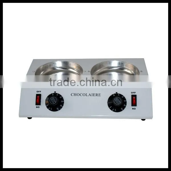 Stainless Steel Electric 2 Pot Commercial Chocolate Tempering Machine for Sale for Sale, Machine for Melting Chocolate photo-2
