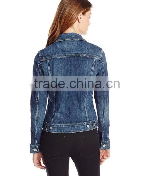 Top Design 2016 Women's Classic Trucker Jacket photo-2