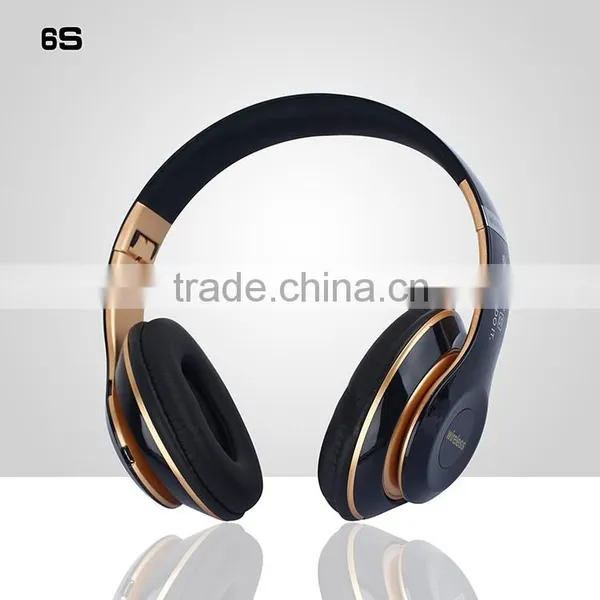 SNHALSAR 6S Stereo Bluetooth Wireless Headset Headphone Bluetooth Headphone With Microphone photo-3
