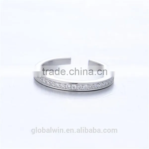 Bali Wedding Ring Crystal Diamonds Engraved Love Custom Wholesale Rings for Engagement Girls photo-3