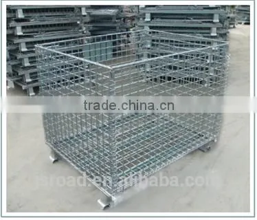 Hight Quality Collapsible Heavy Duty Steel Wire Mesh Container China Manufacturer
