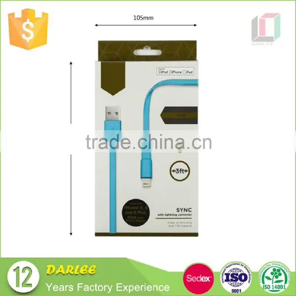Creative Design Custom Free Sample Micro Usb Cable Retail Box Made in China photo-2