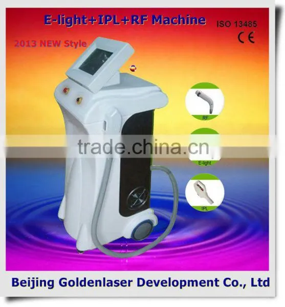 www.golden-laser.org/2013 New style E-light+IPL+RF machine facial brush machine