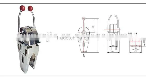 GJ1107A Factory Supply Marine Duel & Single Hand Throttle Controller photo-6
