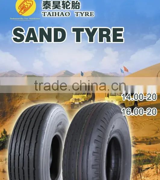 Hot Selling New Desert Skid Steer Sand Track Tires 14.00-20TT 16.00-20TT Tires
