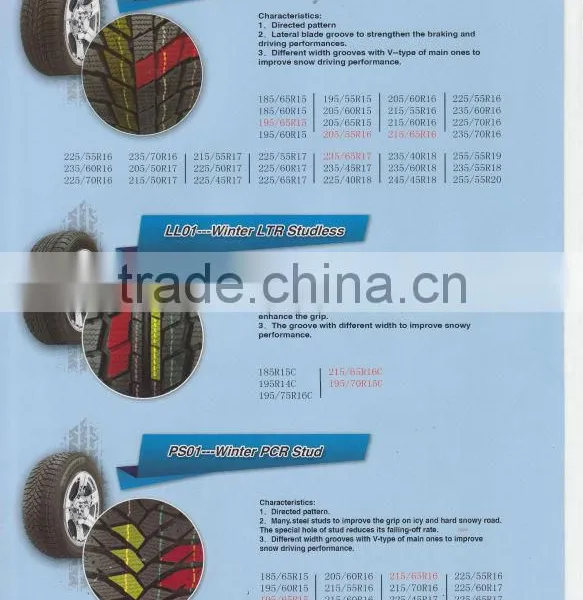 WINTER LTR STUDLESS LTR SNOW TIRE 215/65R16C-8PR CHINESE TOP BRAND TRIANGLE