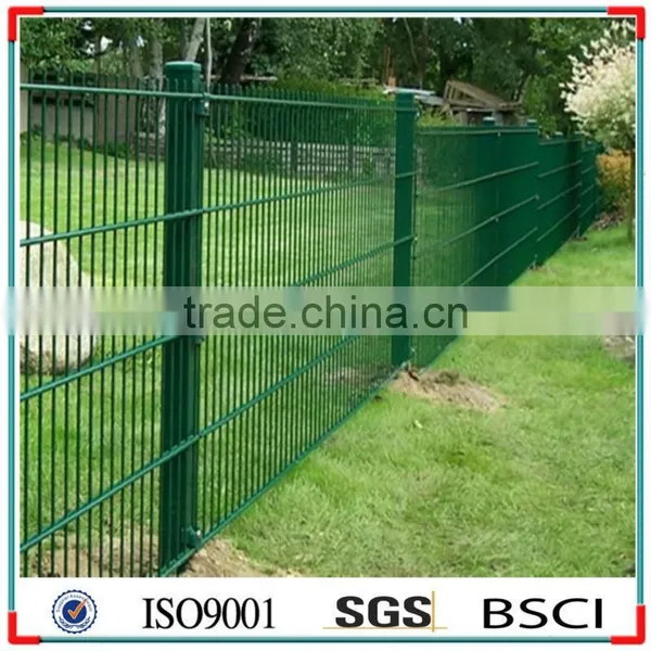 Powder Coated Double Wire Fence, Commercial Metal Fence Panels photo-2